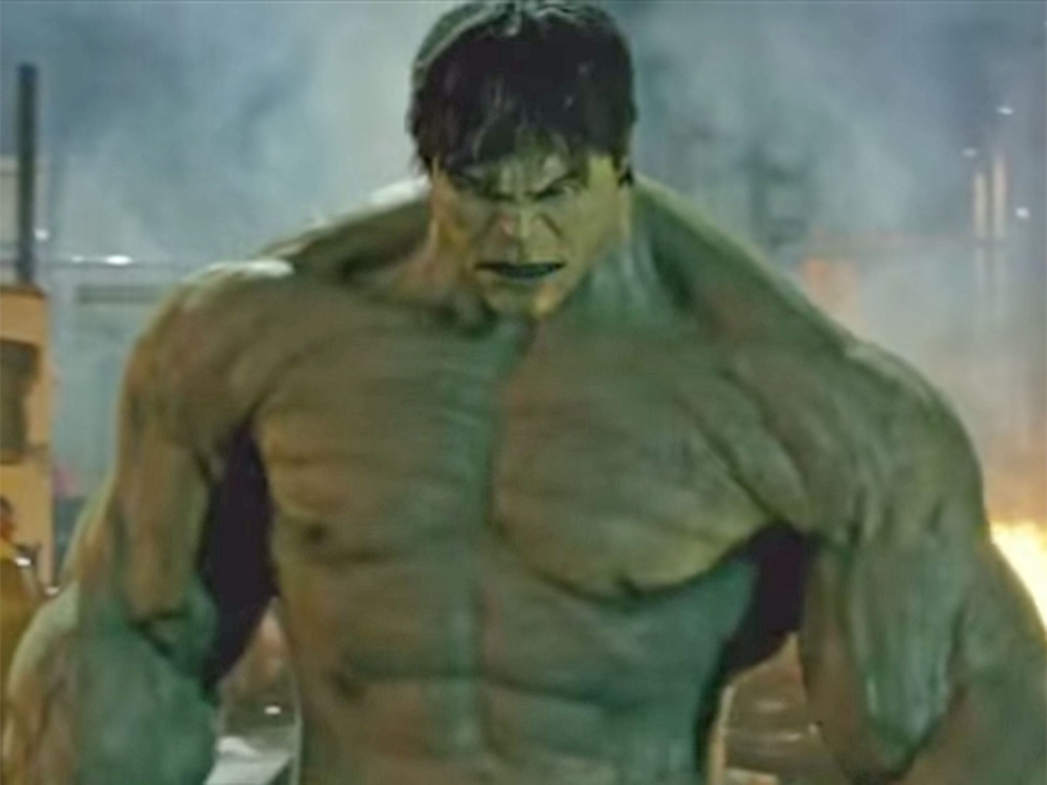 Edward Norton as Hulk in The Incredible Hulk