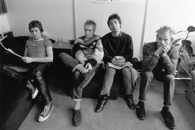 The Sex Pistols at the height of the 1970s fame