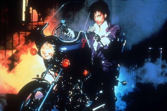 Sign of the times: Prince in the 1984 'Purple Rain' film (Alamy)