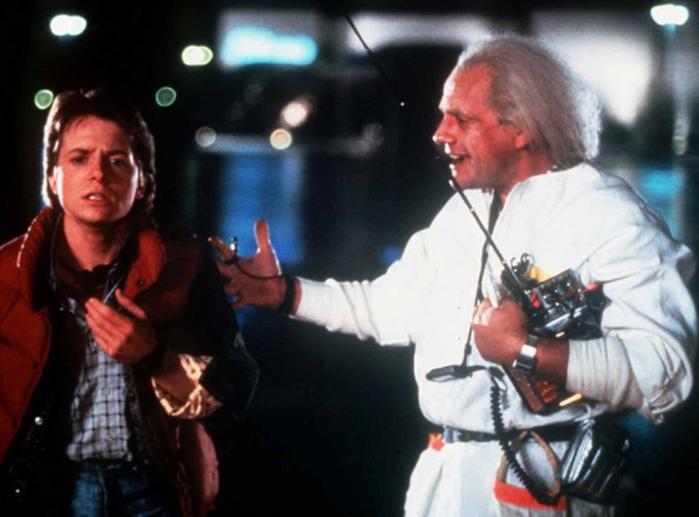 Standing the test of time: Michael J Fox and Christopher Lloyd in 'Back to the Future'