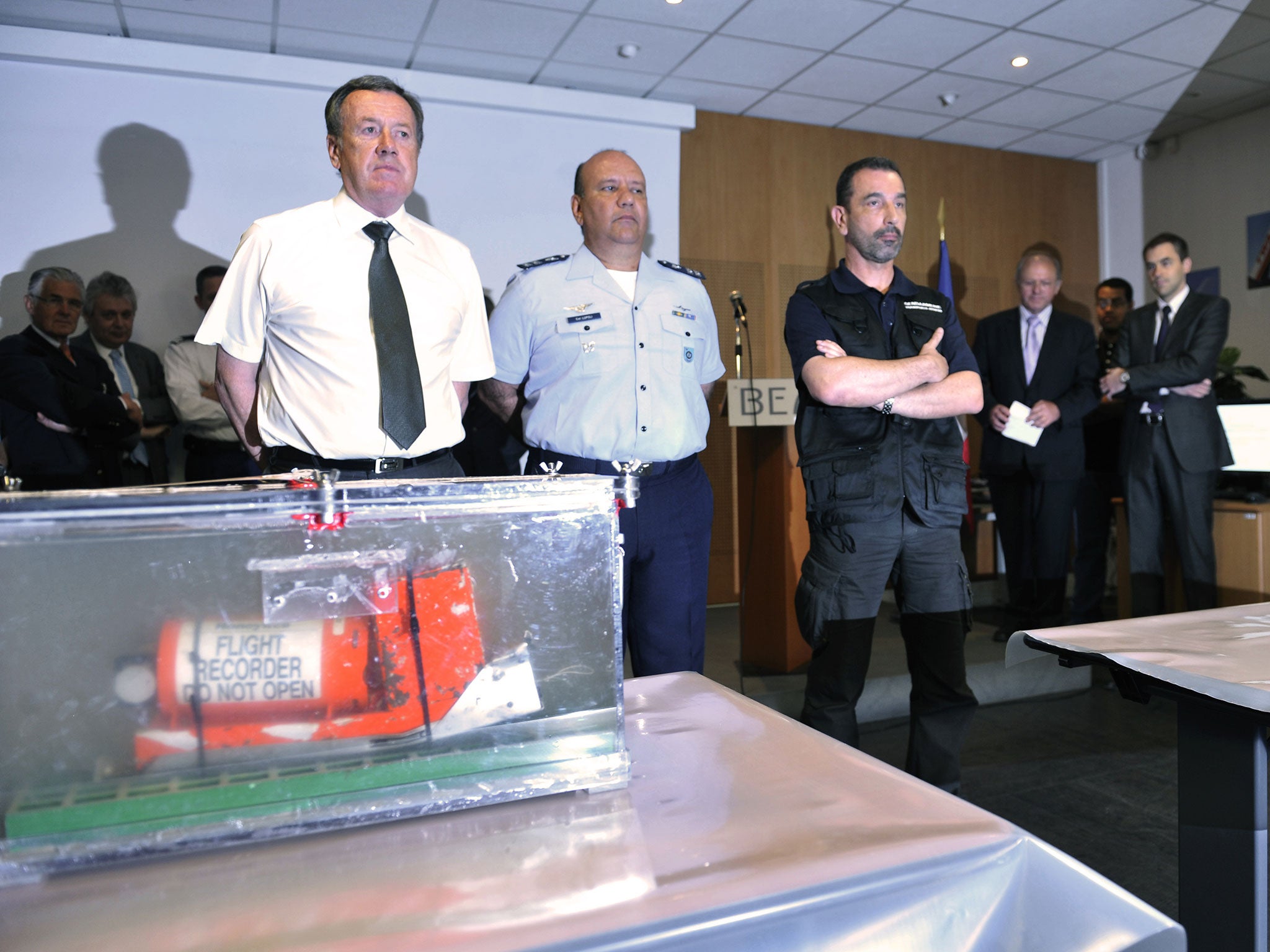 The flight recorder recovered from flight Air France 447 (AFP/Getty)