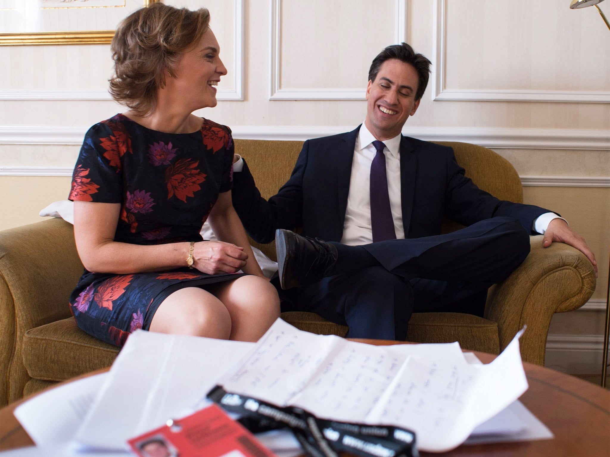 Justine Thornton with her husband, Labour leader Ed Miliband