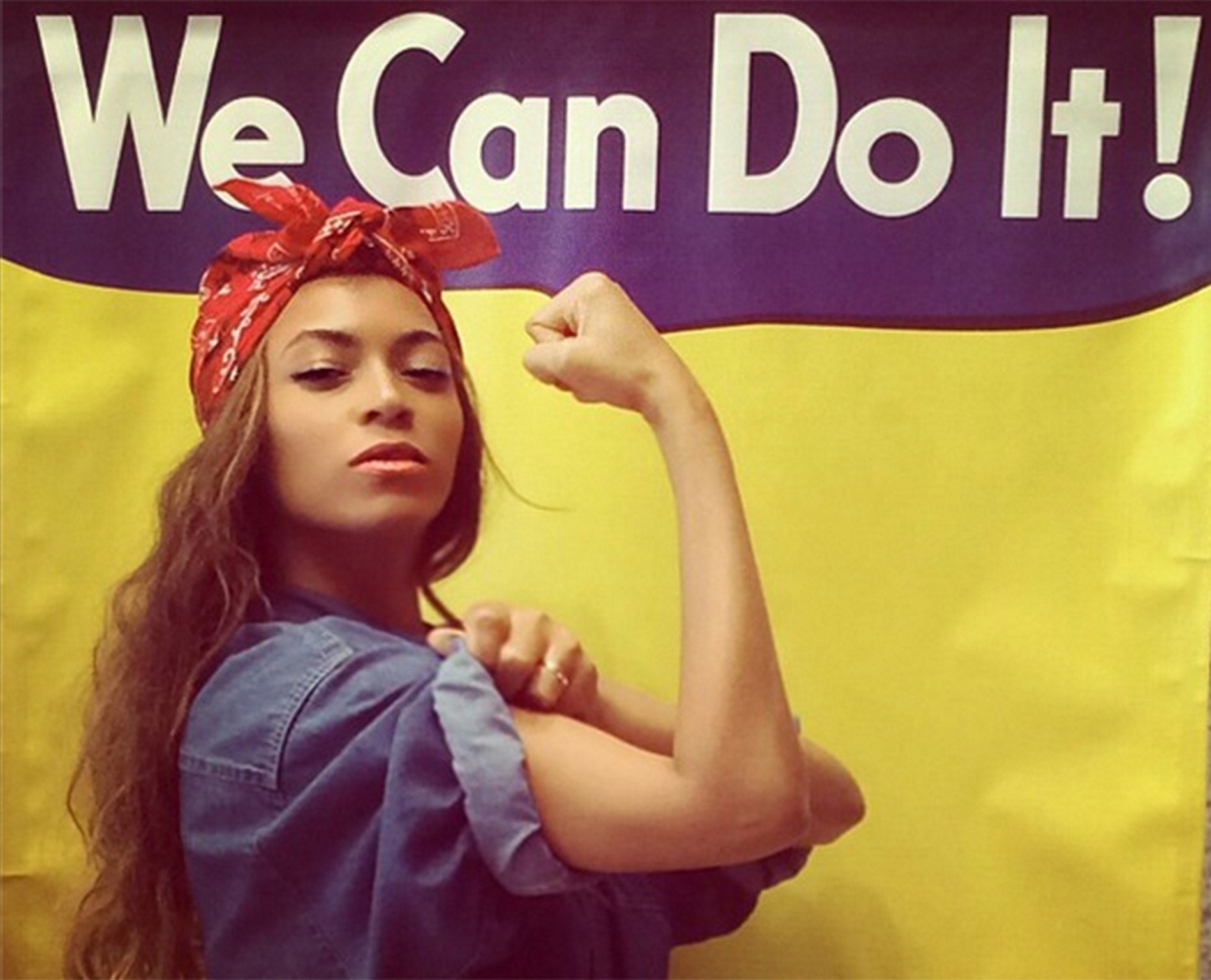 Beyoncé poses as Rosie the Riveter: the wartime poster girl who became a  feminist pin-up, The Independent