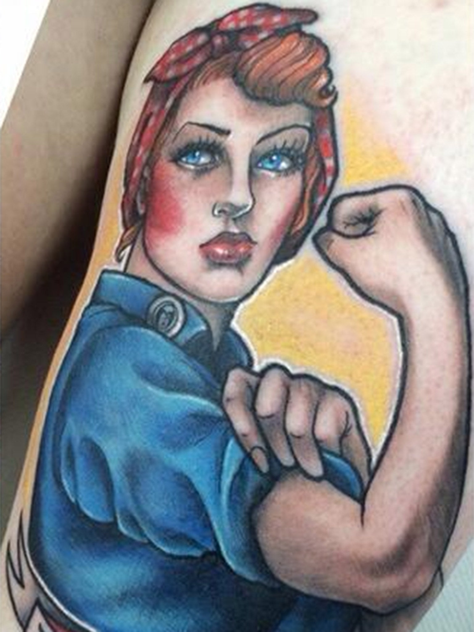 Beyoncé poses as Rosie the Riveter: the wartime poster girl who