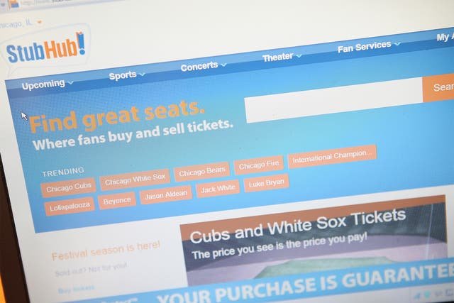 StubHub is one of the ticket reselling market leaders 