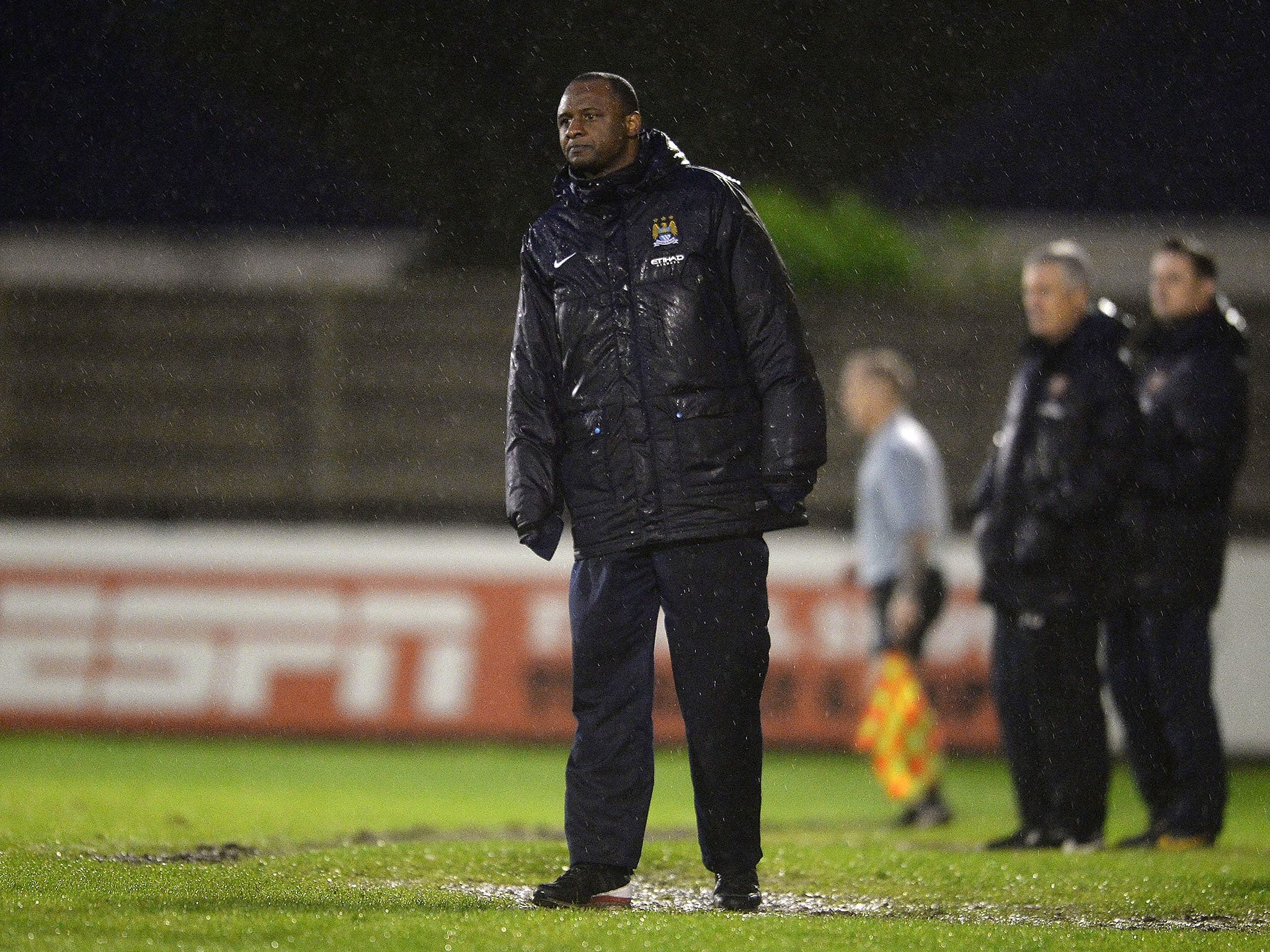 Manchester City coach and Elite Development Squad manager Patrick Vieira