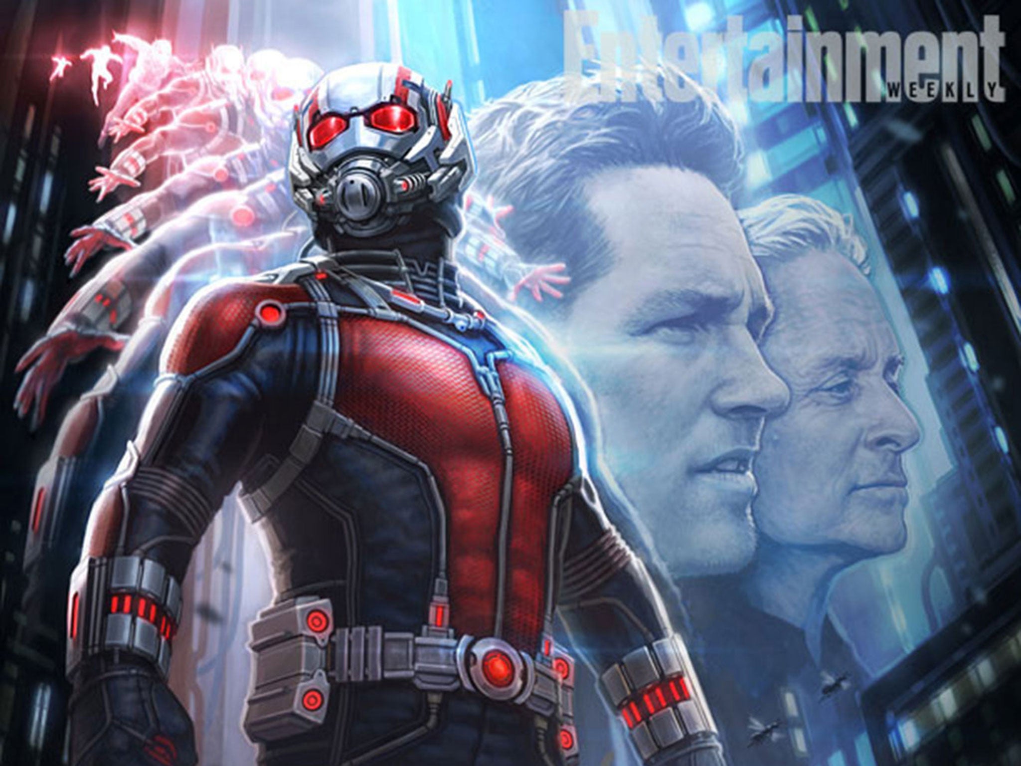 Andy Park's concept artwork for Ant-Man shows Paul Rudd in the title role