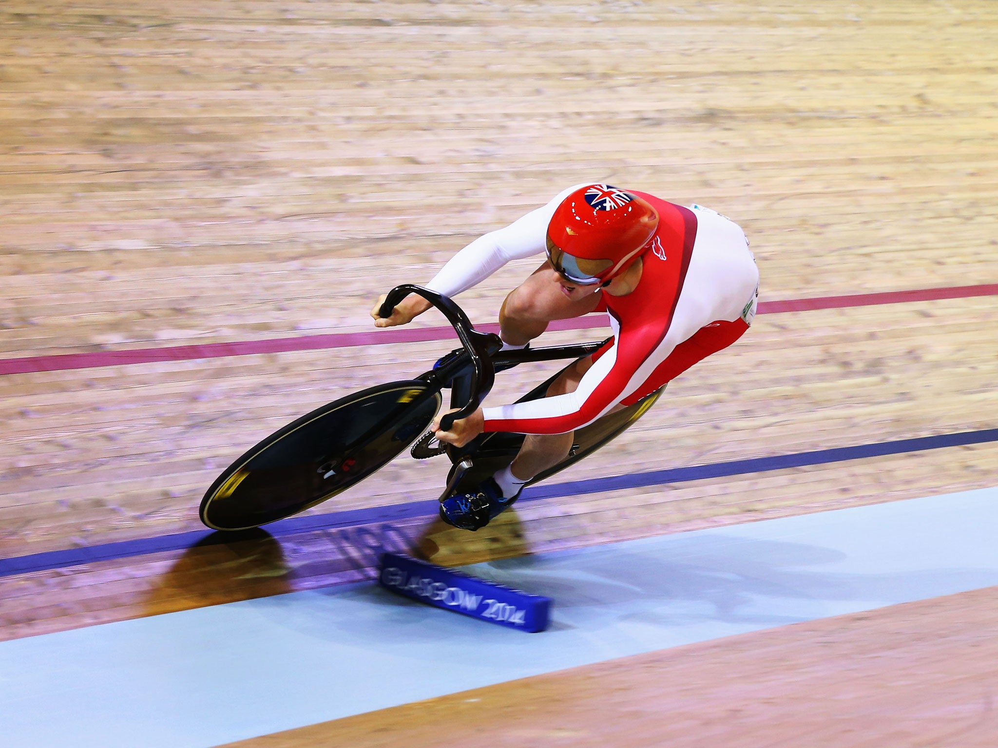 England's Jason Kenny finished 11th in the men's sprint qualifying