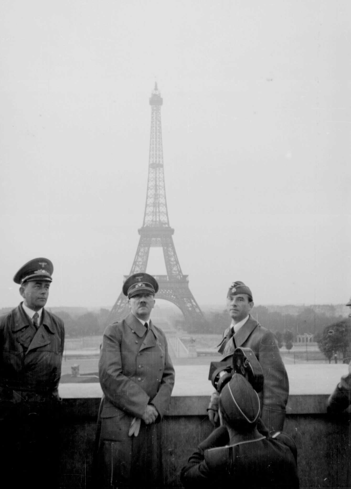 Hitler in Paris in 1940, soon after the German invasion