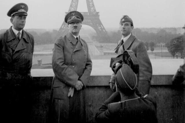 Hitler in Paris in 1940, soon after the German invasion