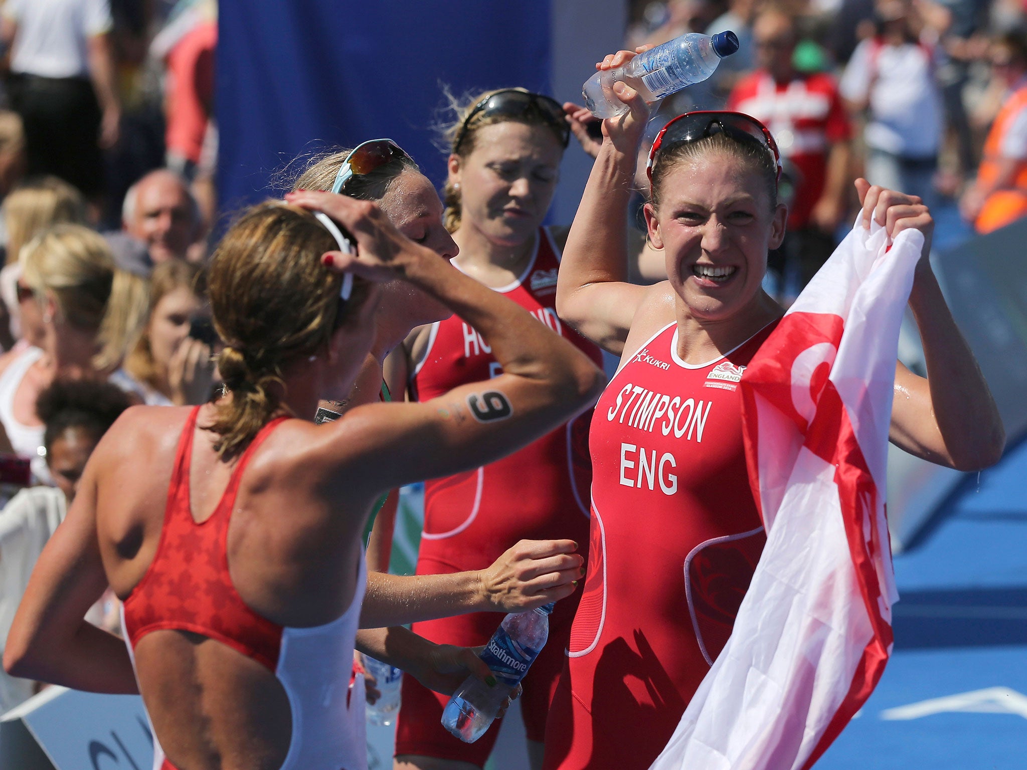 Stimpson revels in her Commonwealth Games triathlon victory