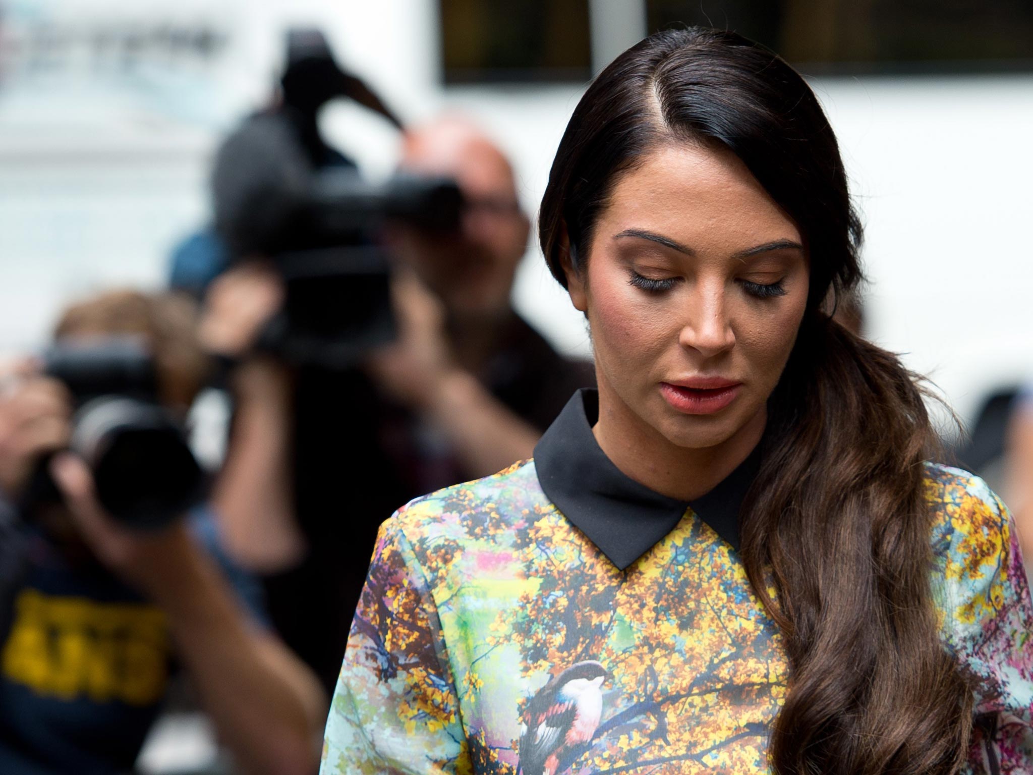 Tulisa Contostavlos arrives to face drug charges at Southwark Crown