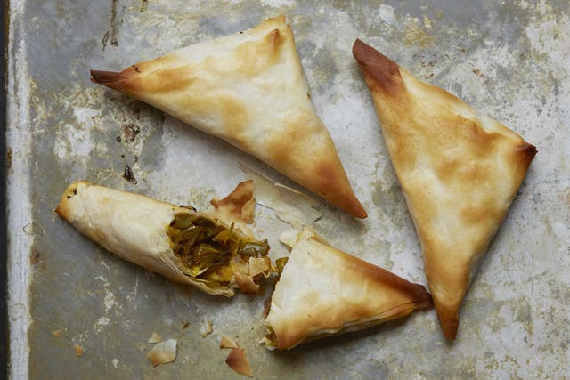 You can serve summer vegetable samosas as a starter or as canapés