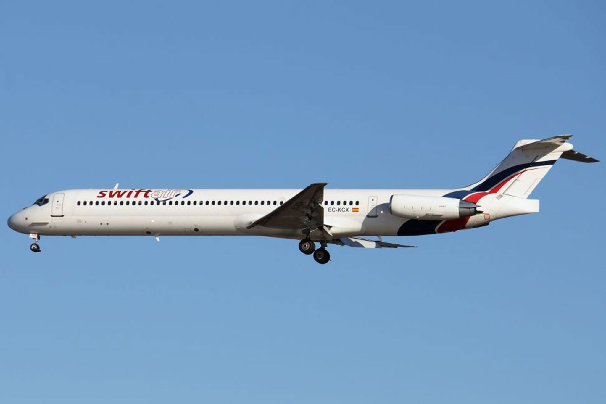 The MD-83 plane was owned by Spanish company Swiftair and leased by Algeria's flagship carrier (file photo)