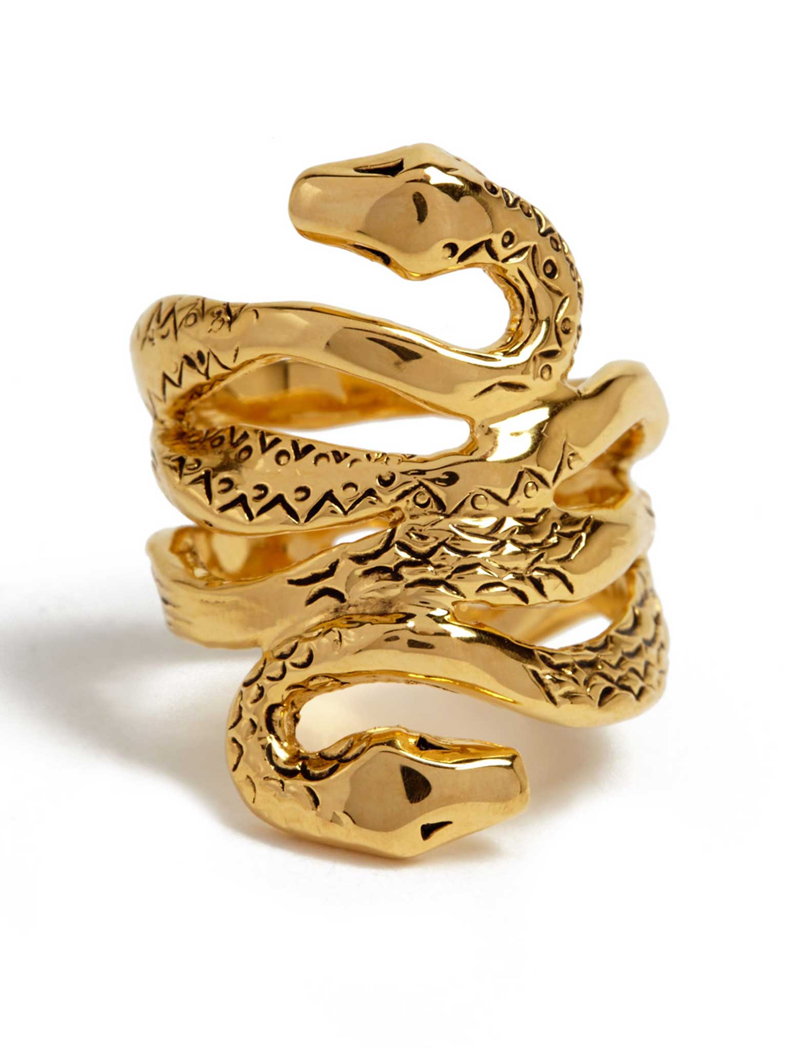 This gold-plated snake design from Aurelie Bidermann is worthy of Cleopatra herself