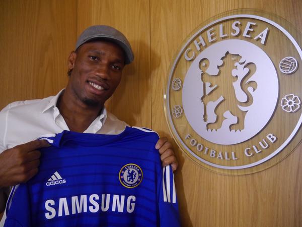 Didier Drogba has returned to Chelsea