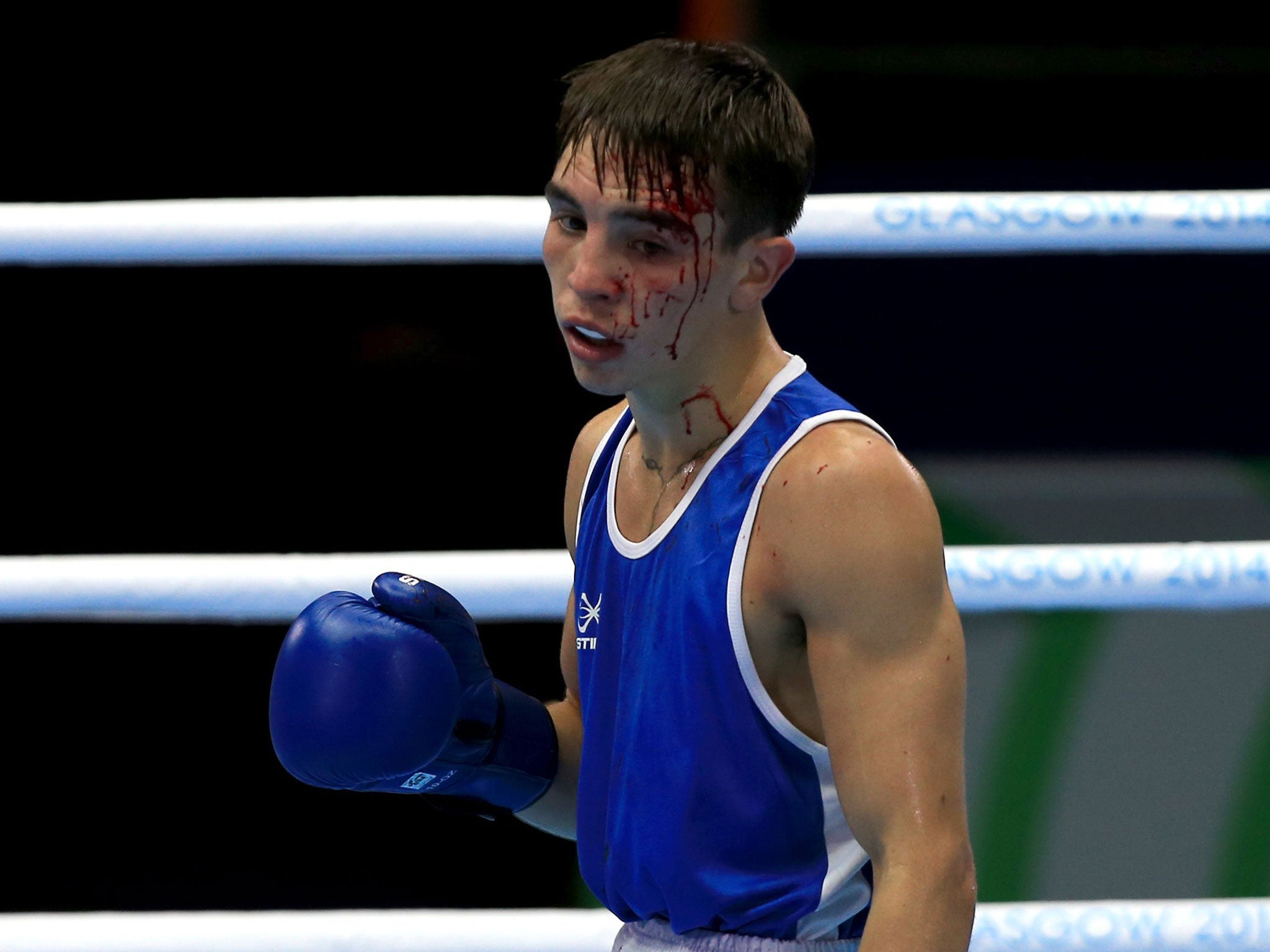 Commonwealth Games Blood flows in scary boxing fights without headguards The Independent The Independent