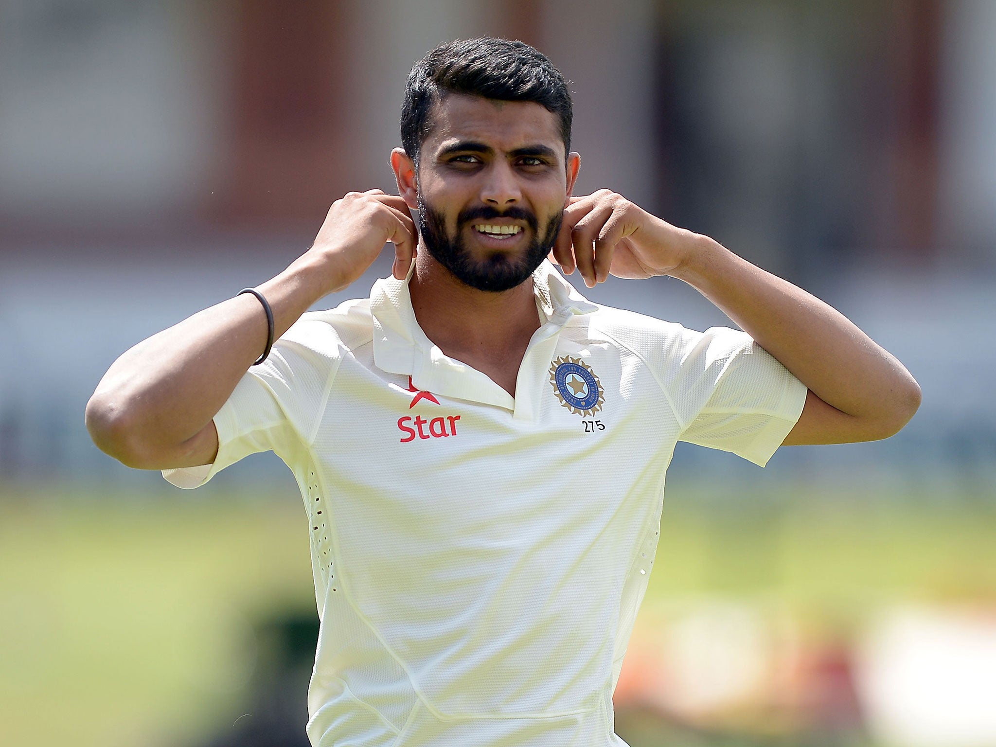 Ravi Jadeja was penalised for a level one breach of code after a hearing in Southampton