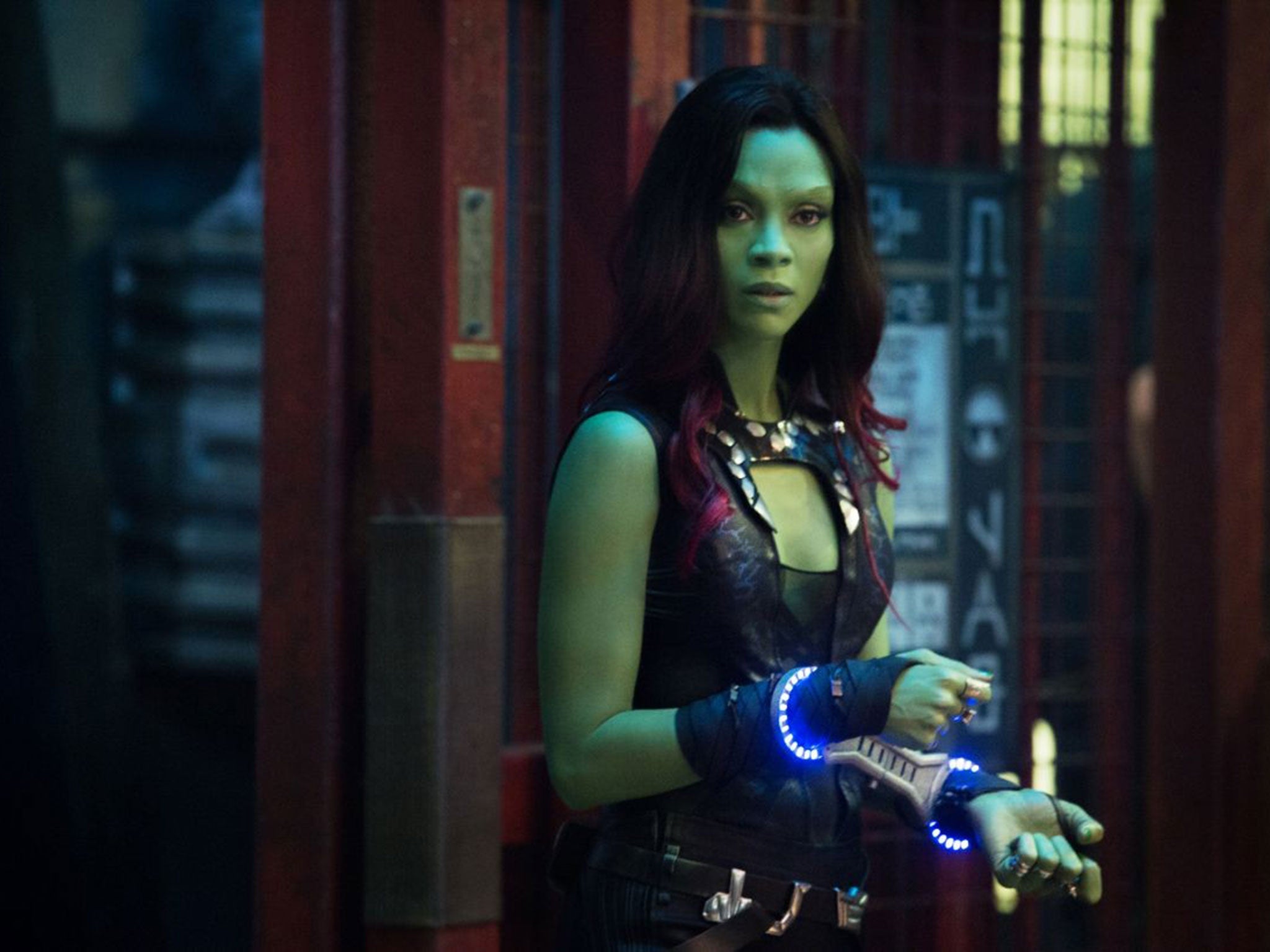 Zoe Saldana stars in this summer's big hope Guardians of the Universe
