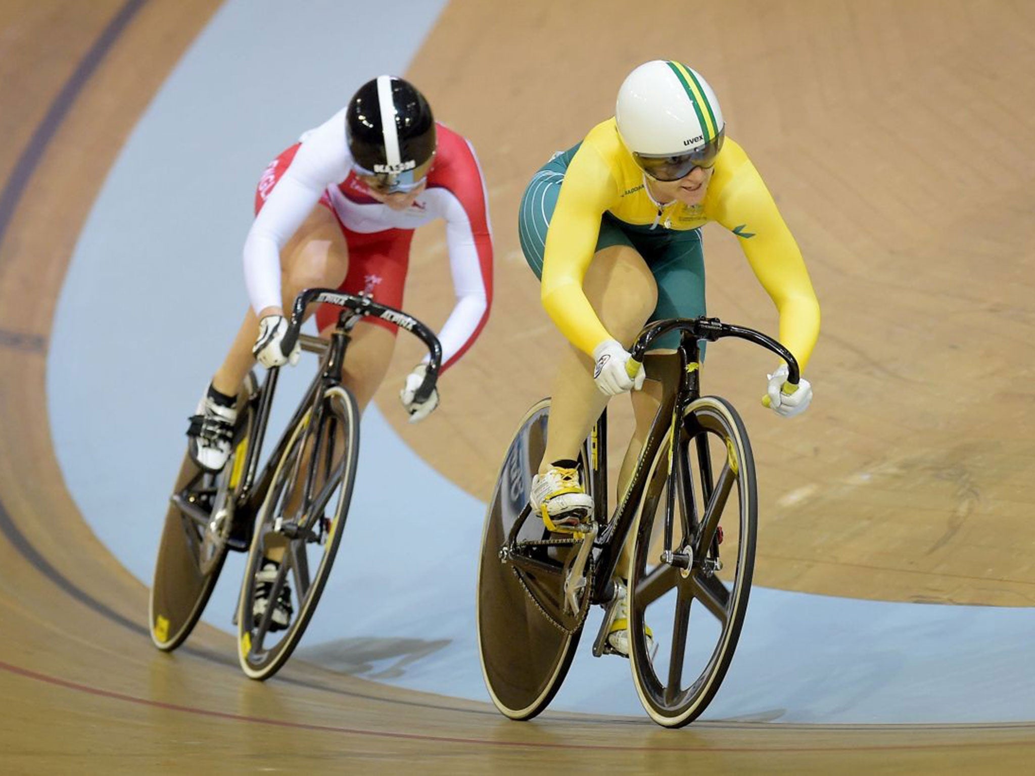 Anna Meares beats Jess Varnish