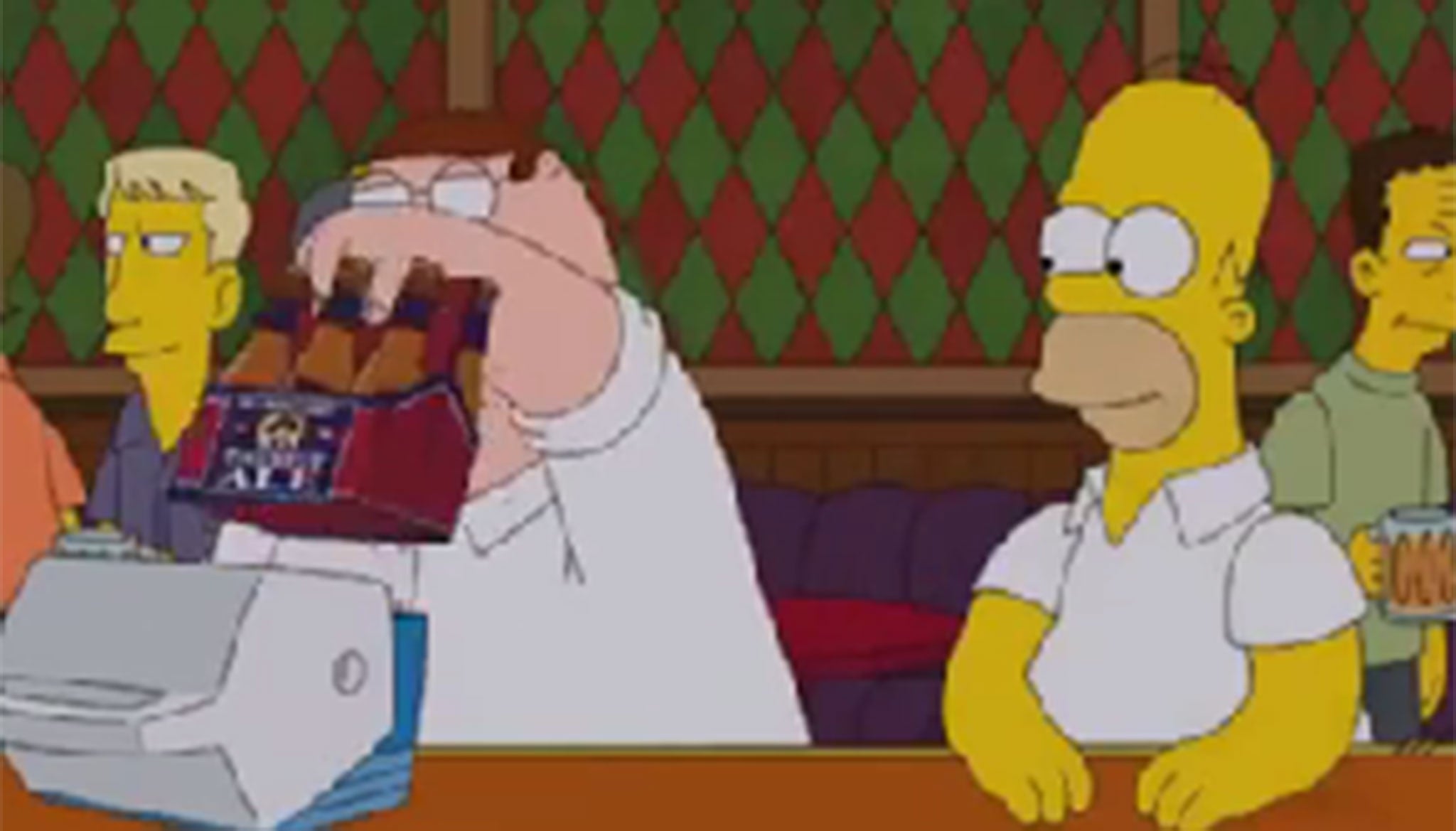 Video The Simpsons Family Guy crossover trailer The Independent