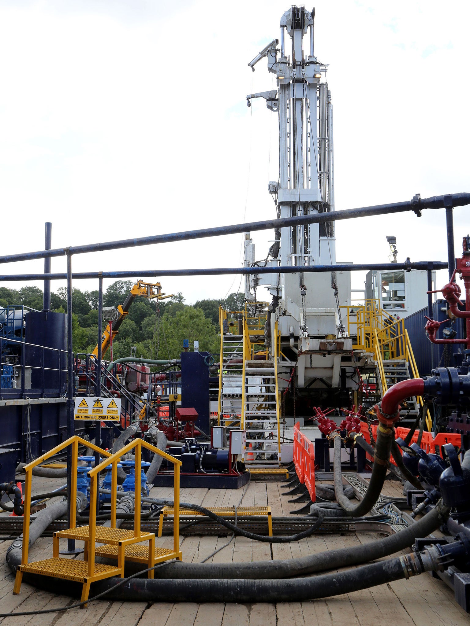 The Cuadrilla exploration drilling site in Balcombe, West Sussex. The latest bidding process for shale companies seeking licences to explore for oil and gas has opened