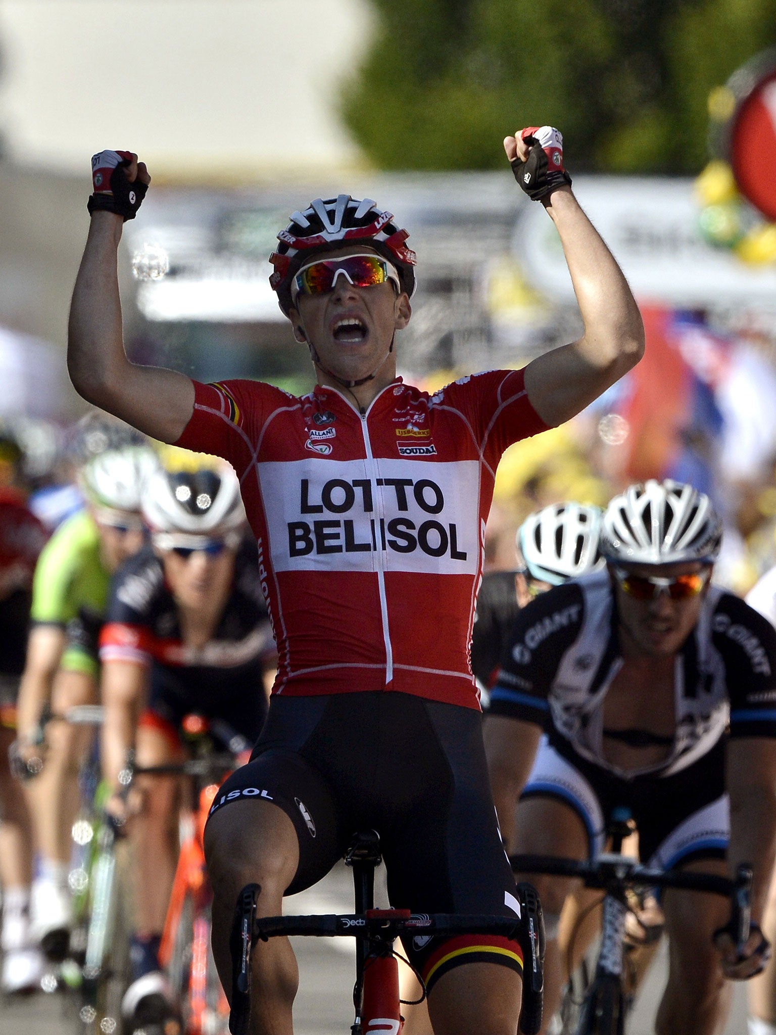Tony Gallopin gave France reason to cheer on stage 11