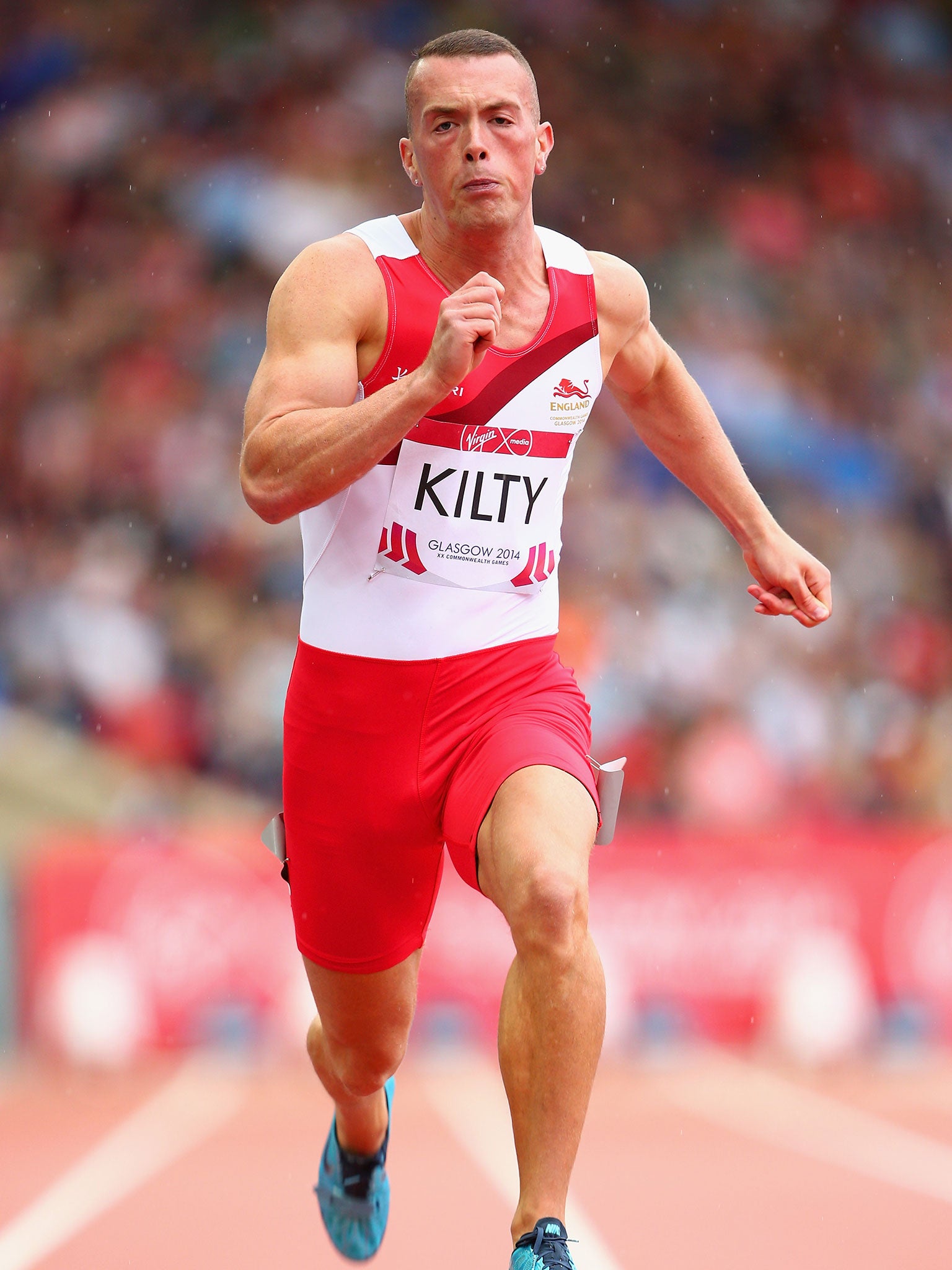 Richard Kilty has dedicated his performances in Glasgow to a friend who drowned last week