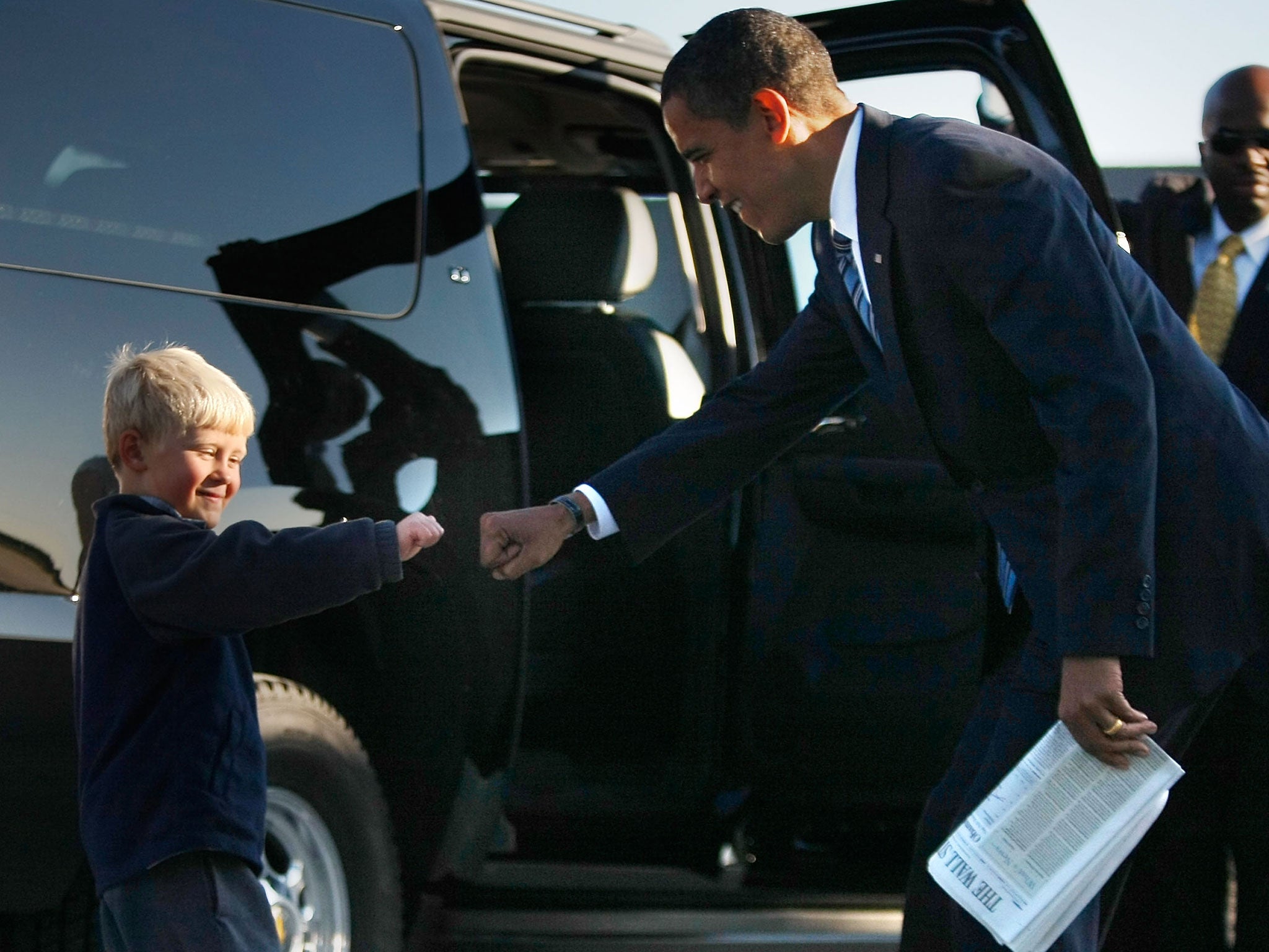 President Obama, one of the more enthusiastic users of the fist bump