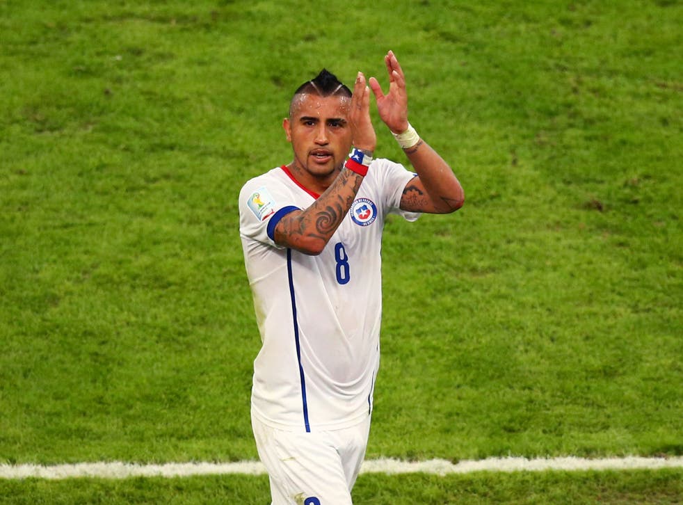 Arturo Vidal is a target for Manchester United and Liverpool