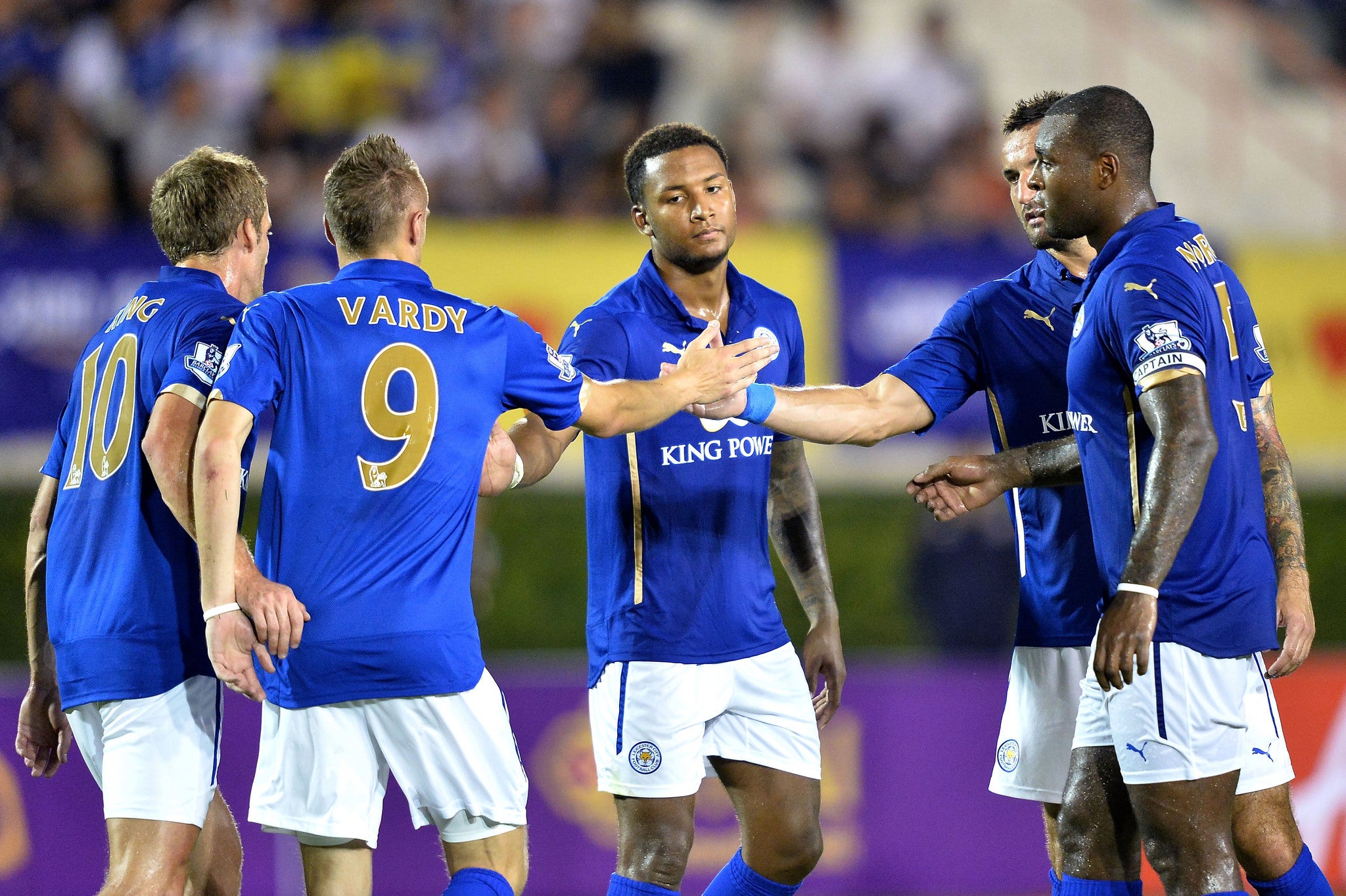 Leicester City beat Everton in a fixture to honour their sponsor King Power's 25th birthday