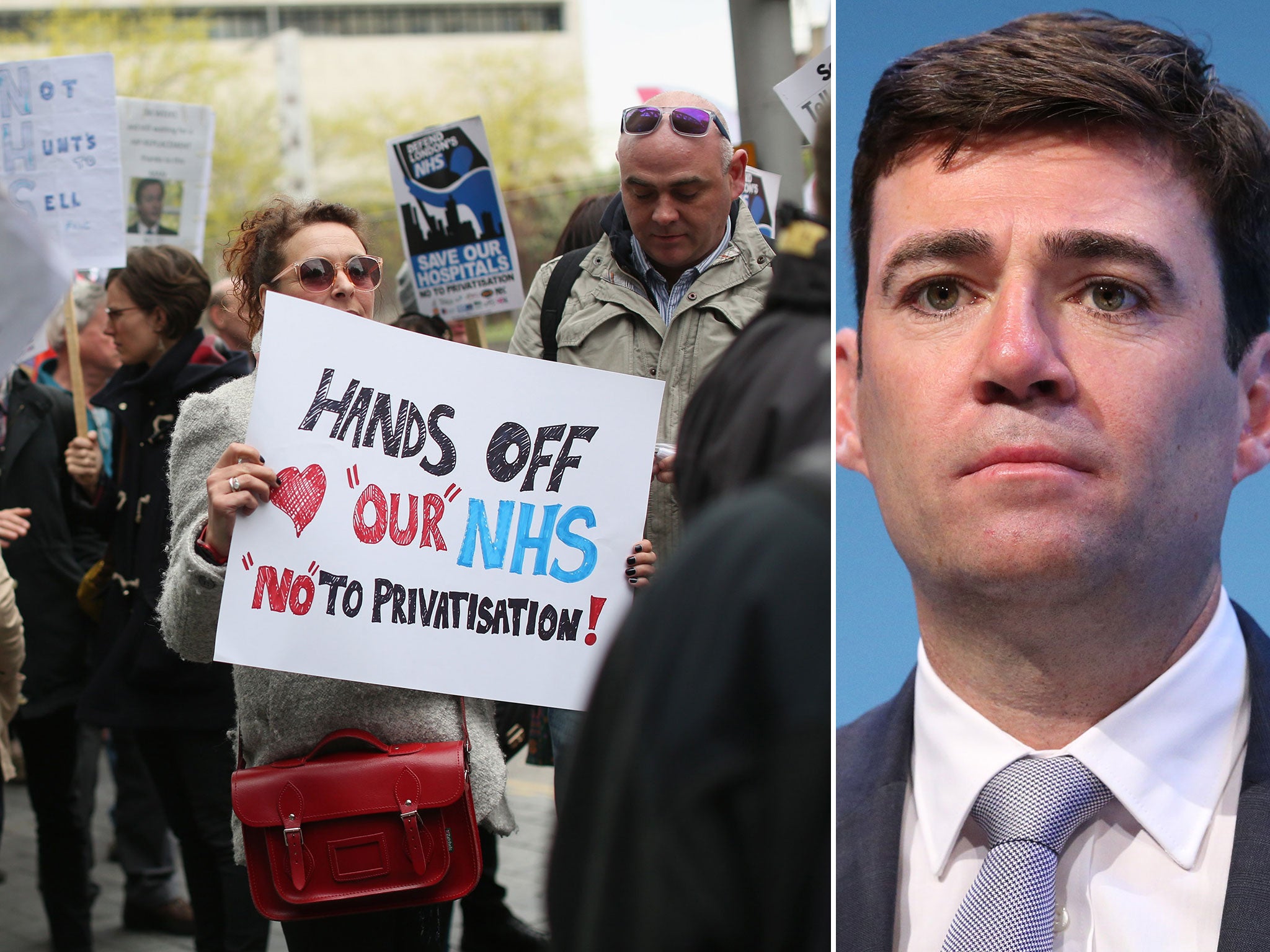 Mr Burnham is writing to NHS England to call for the award of dozens of contracts to be deferred