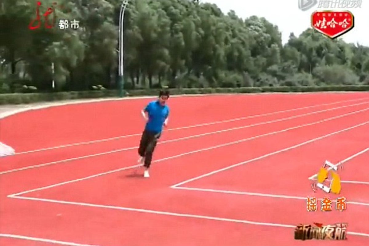 China builds right-angled running track in time for Communist Party ...