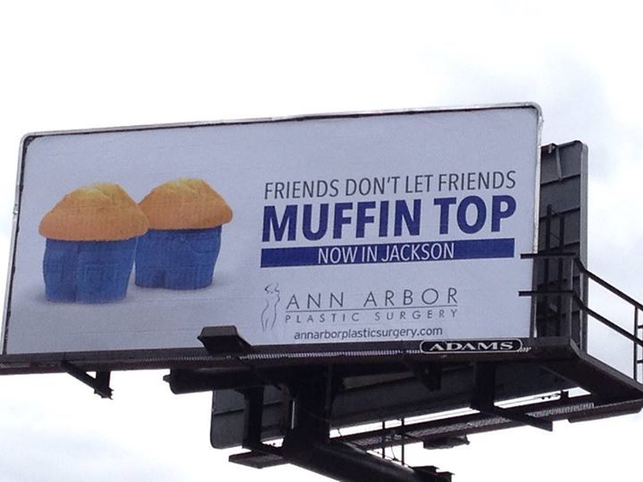 Similar billboards have popped up around the city (Picture: Ann Arbor/Facebook)