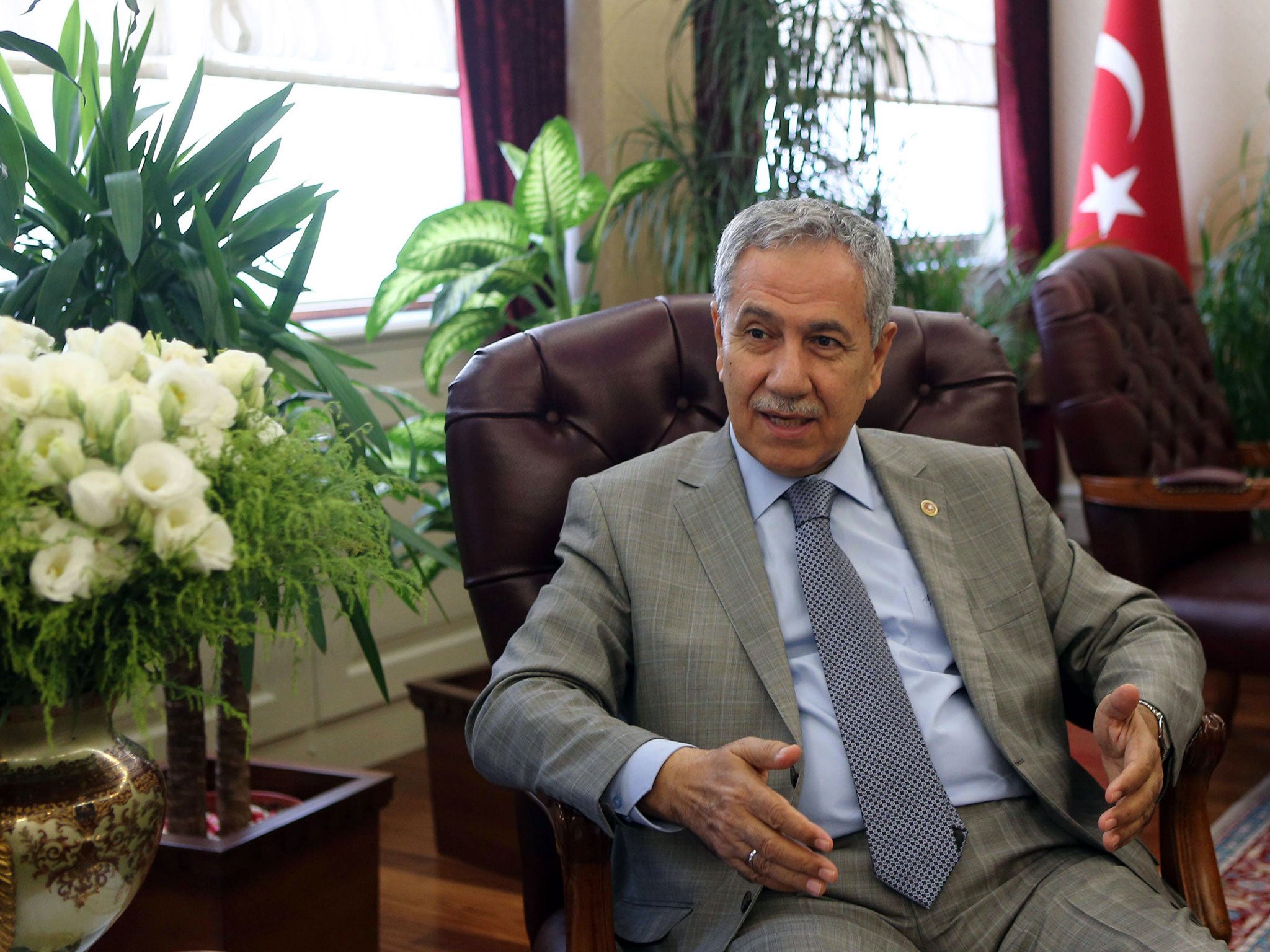 Turkey's Deputy Prime Minister Bulent Arinc 