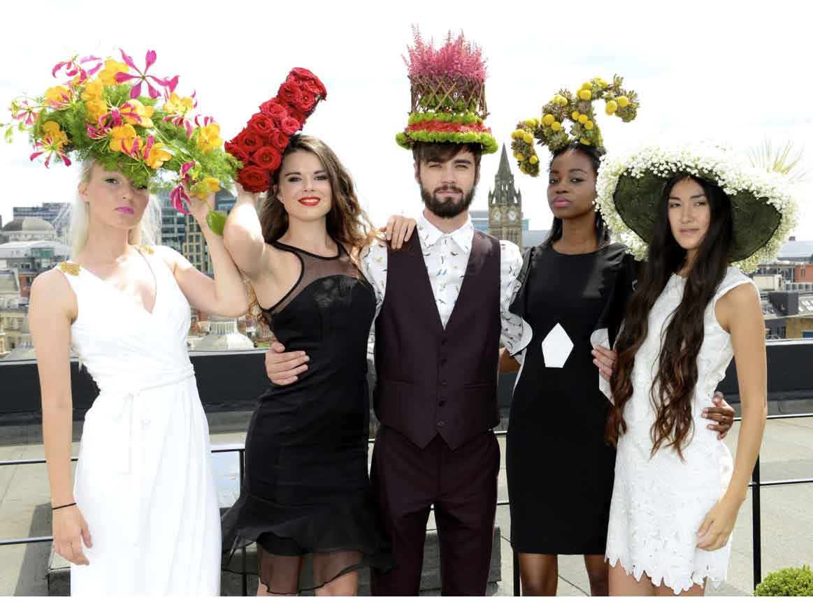 Floral hats created to launch Dig the city