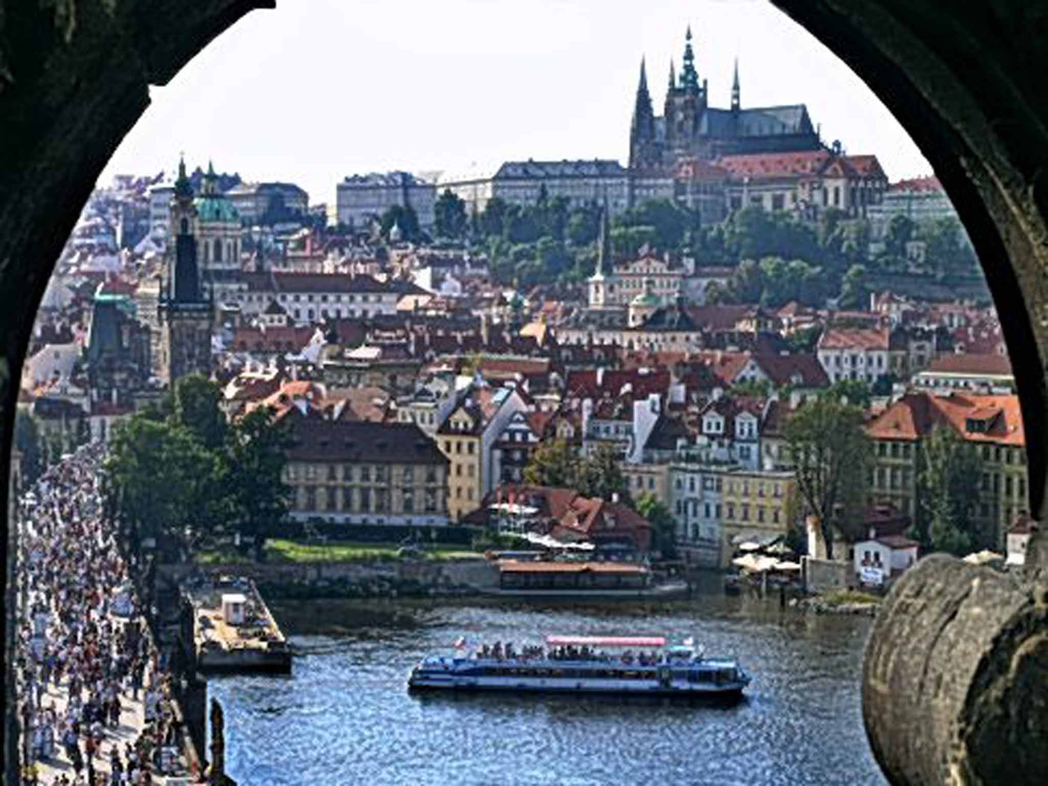 A river runs through it: Prague
