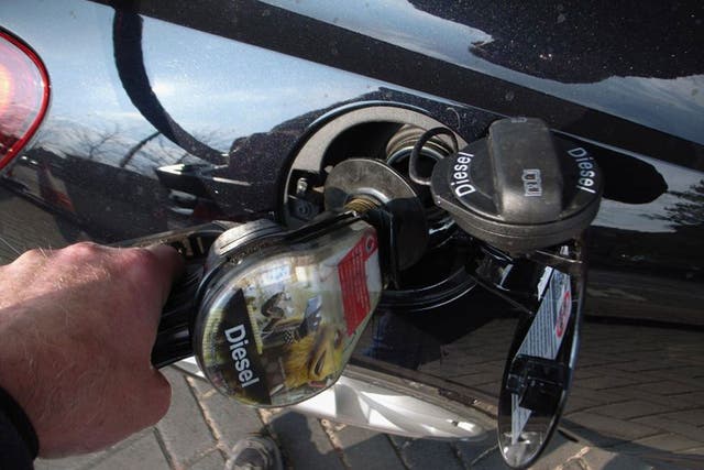 Pump it up: in the first half of 2014, British motorists bought 643,000 diesel cars 
