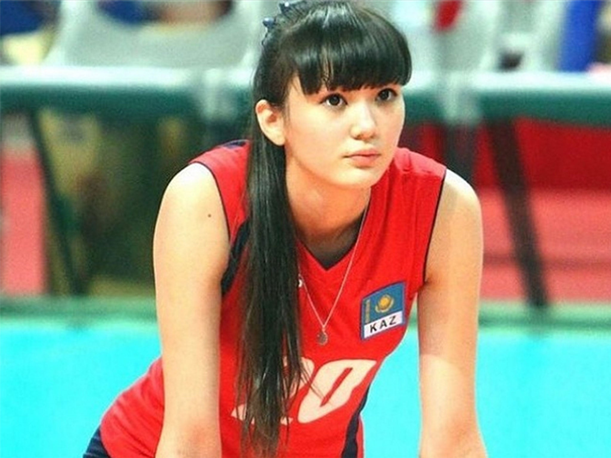 Sabina Altynbekova has said she wants to be famous for playing volleyball, not her looks