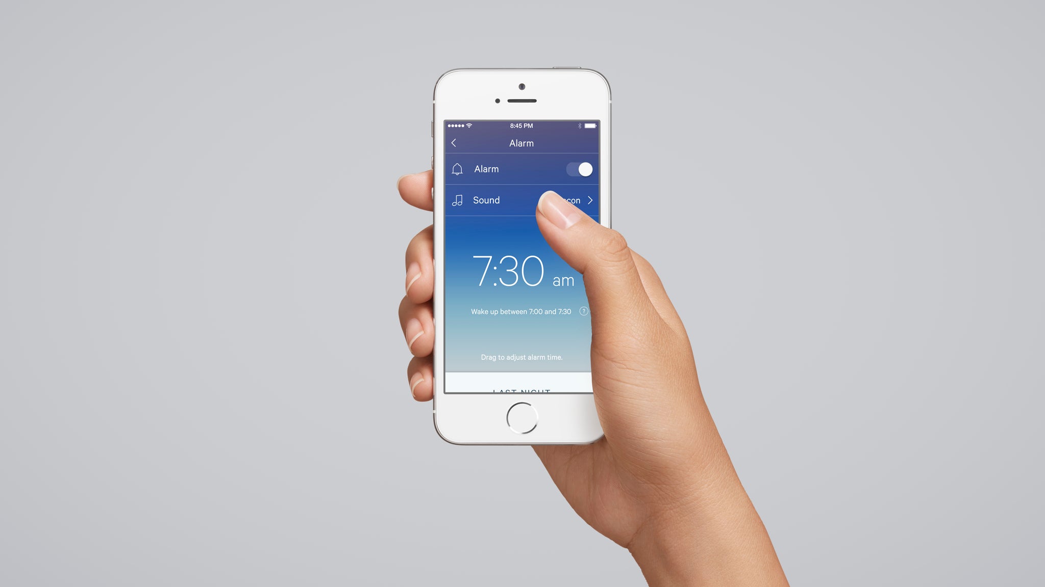 The Sense kit includes a mobile app that scores user's sleep every night out of 100 and sets smart alarms that wake them at the best time in their sleep cycle.