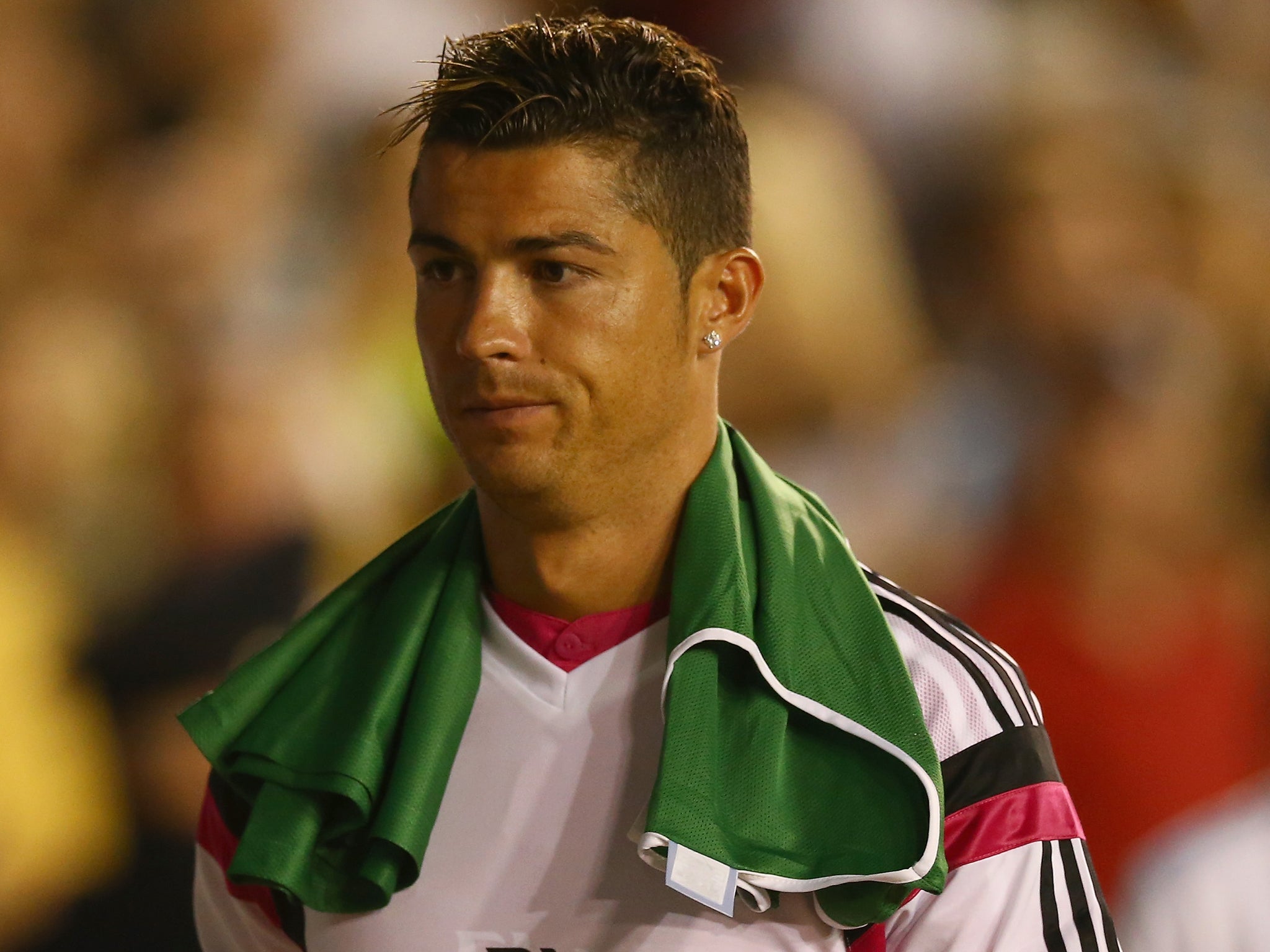 Ronaldo pictured during Real Madrid's pre-season tour