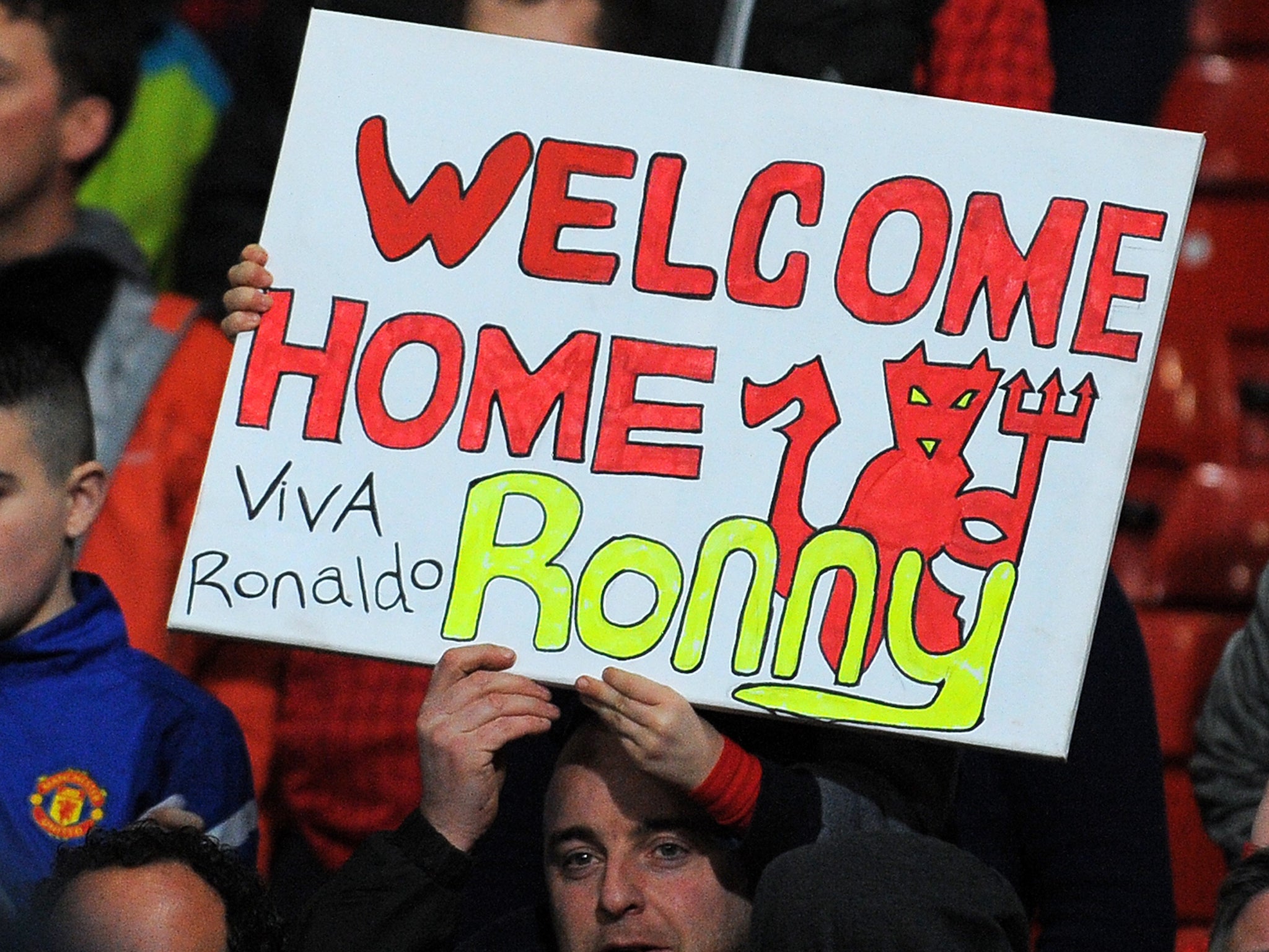 United fans would welcome Ronaldo back with open arms