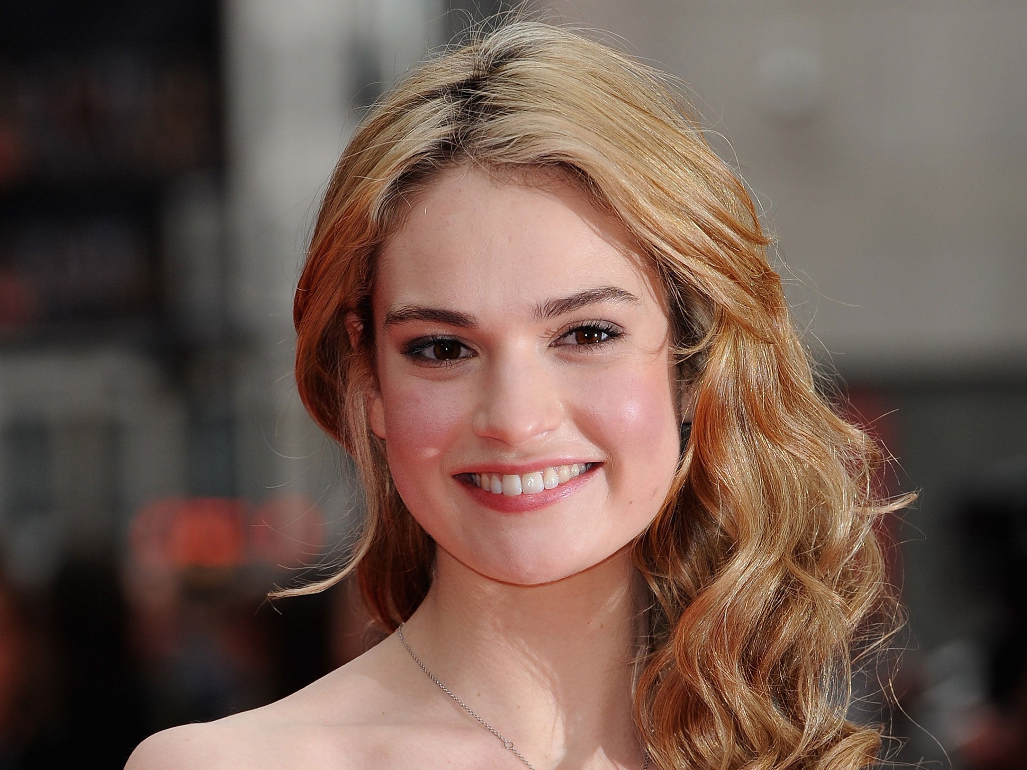 Lily James plays Lady Rose in Julian Fellowes’ period drama