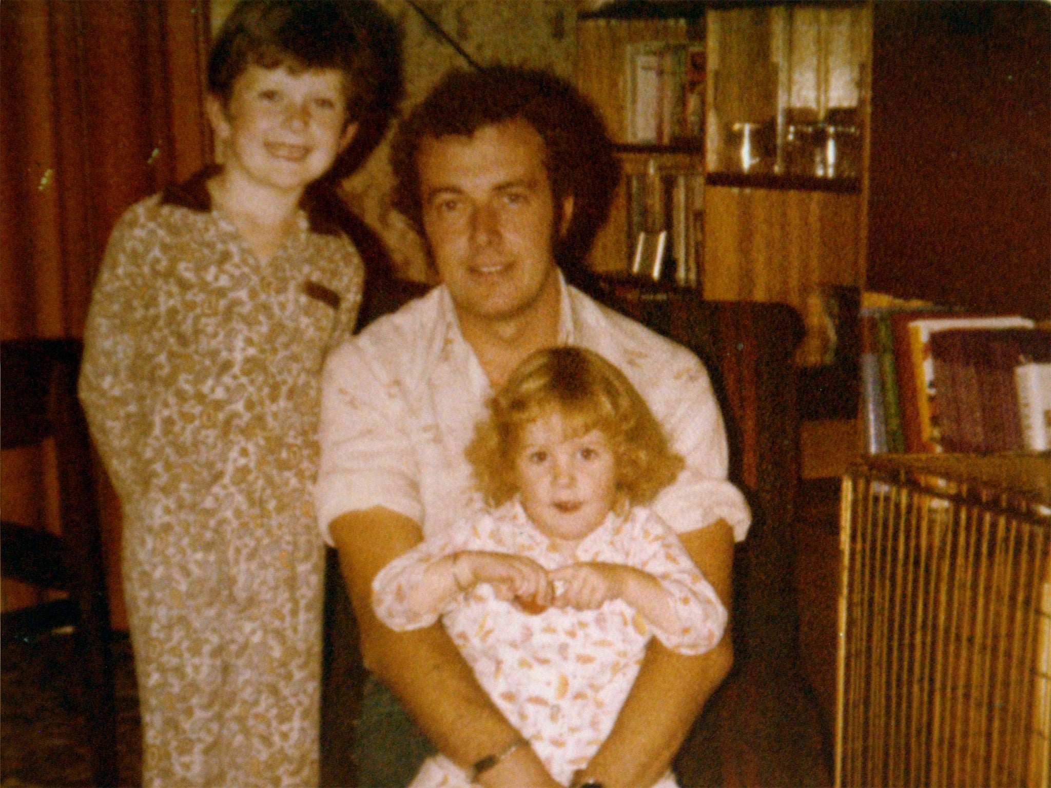 Marc and Samantha Jordan with their father, Ian, when they were growing up