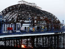Eastbourne Pier fire may have been arson attack, say police