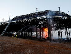 PM to announce £2m boost for Eastbourne Pier after devastating fire