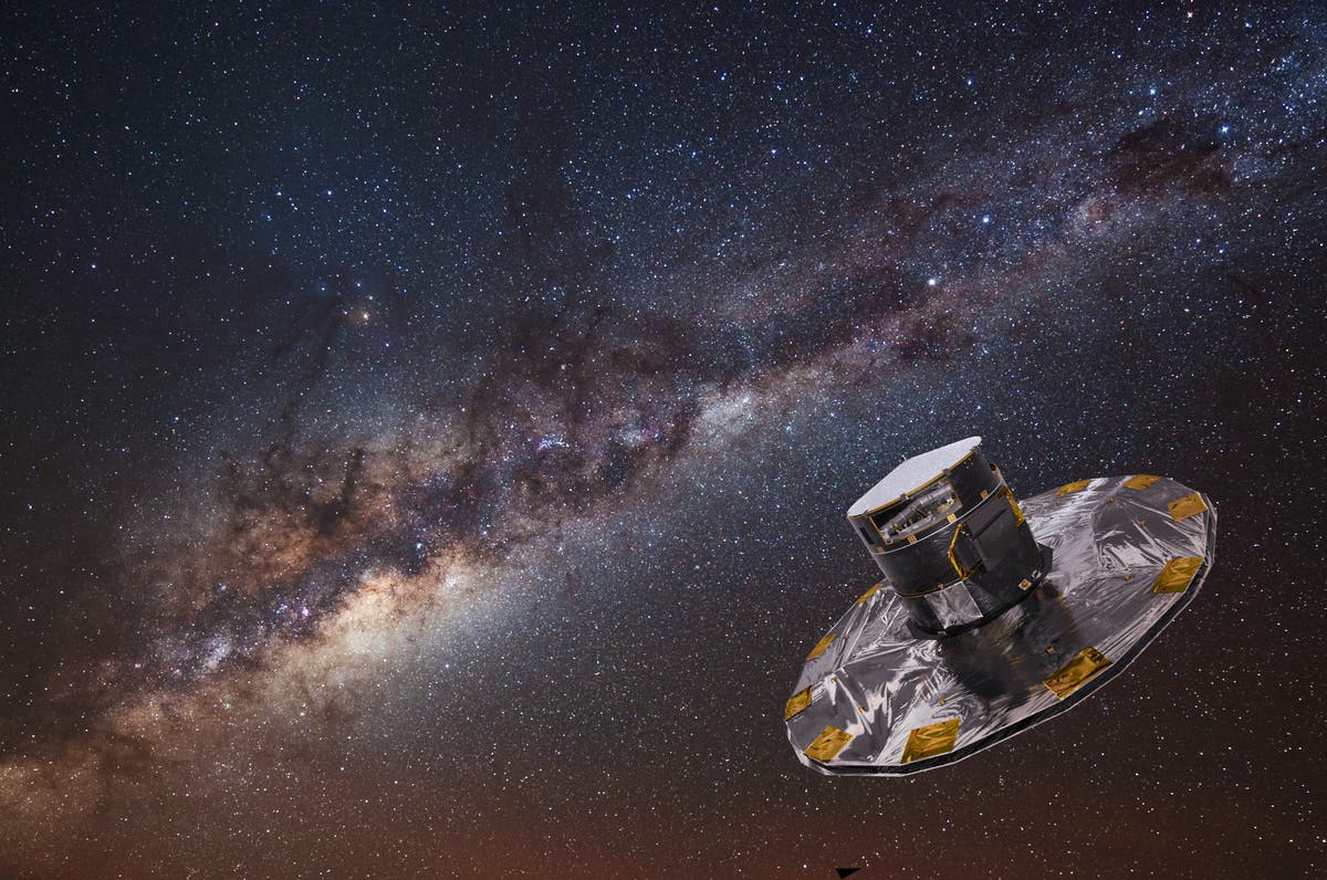 Gaia Satellite 3d Map Gaia Satellite Begins Five Year Quest To Create 3D Map Of One Billion Stars  | The Independent | The Independent
