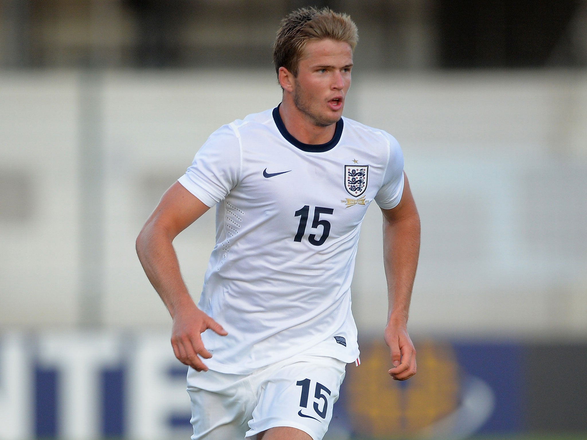 Eric Dier in action for the England Under-21s earlier this year