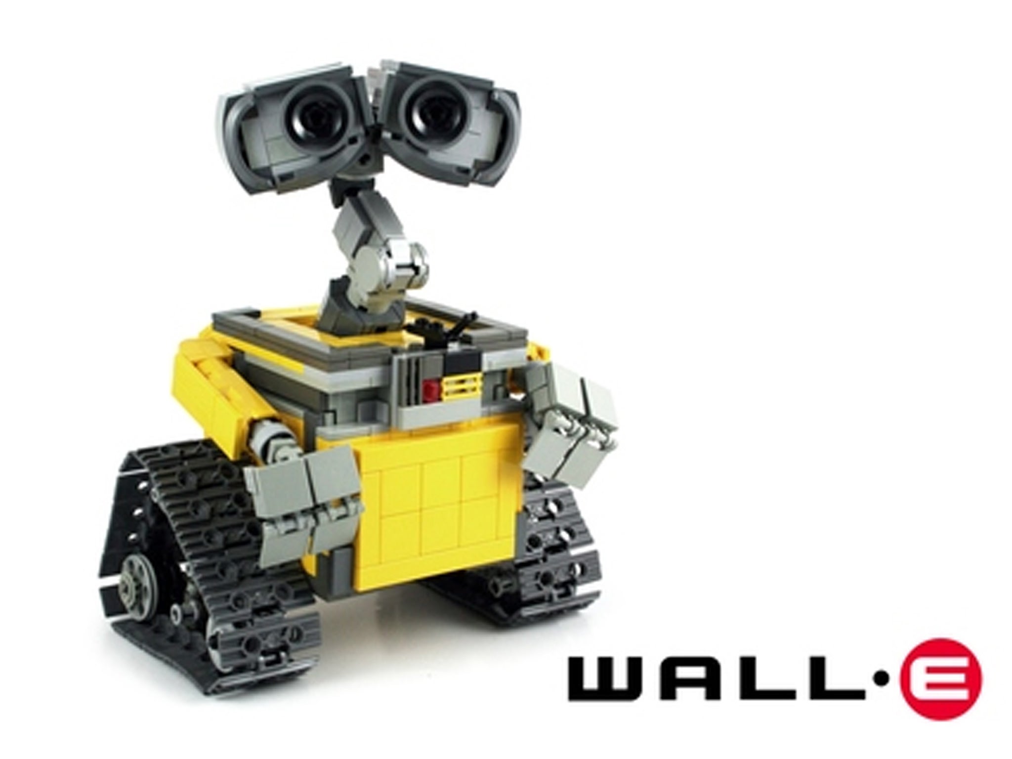 The Lego design of Wall-E, created by the lead animator on the film Angus MacLane