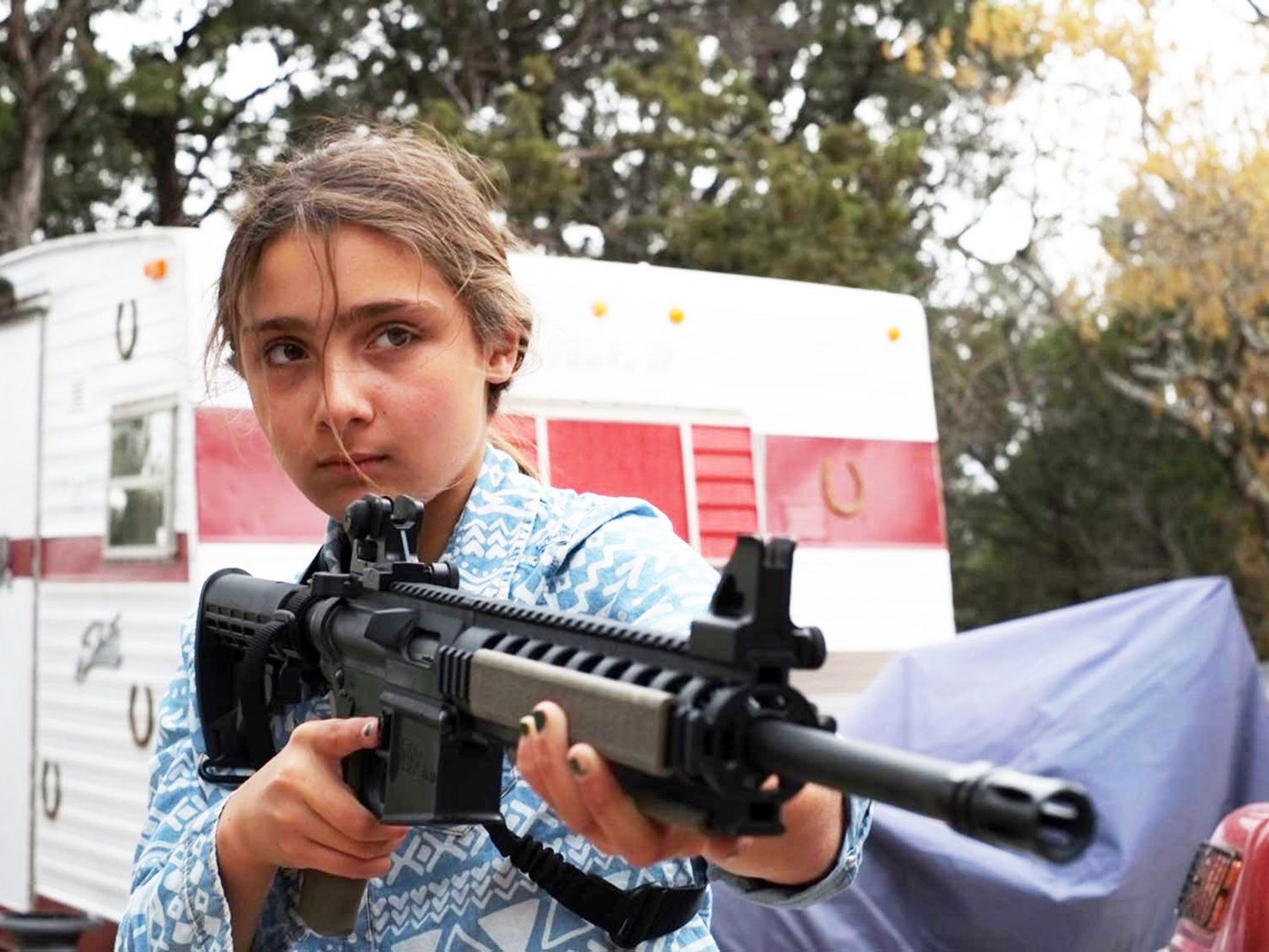 Calling the shots: Kids and Guns featured nine-year-old Gia from Texas